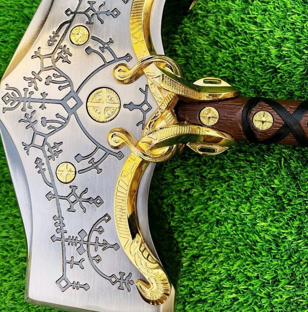 Viking Hammer God Of War Mjolnir Replica Hammer With Wood Box