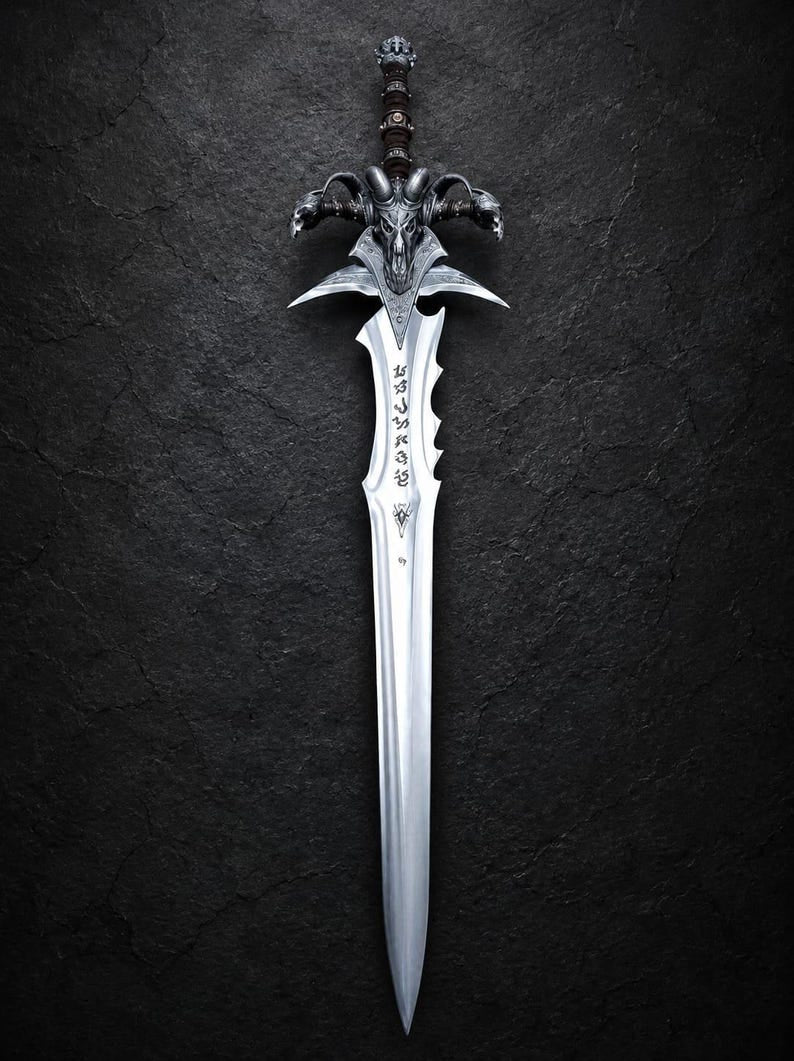 Custom Handmade World of Warcraft Sword Replica With Sheath