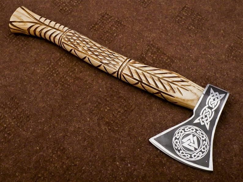 Custom Handmade Norse Viking Axe