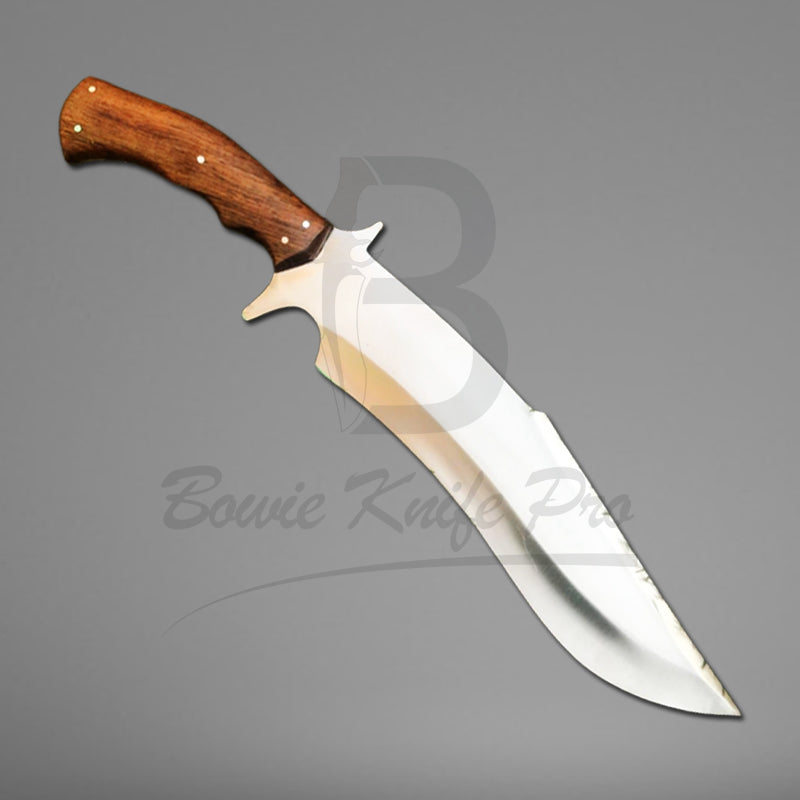 Custom Hunting Bowie Knife 440c Steel Blade Sharped Edge Full Tang Wood Handle With Knife Sheath VK-221
