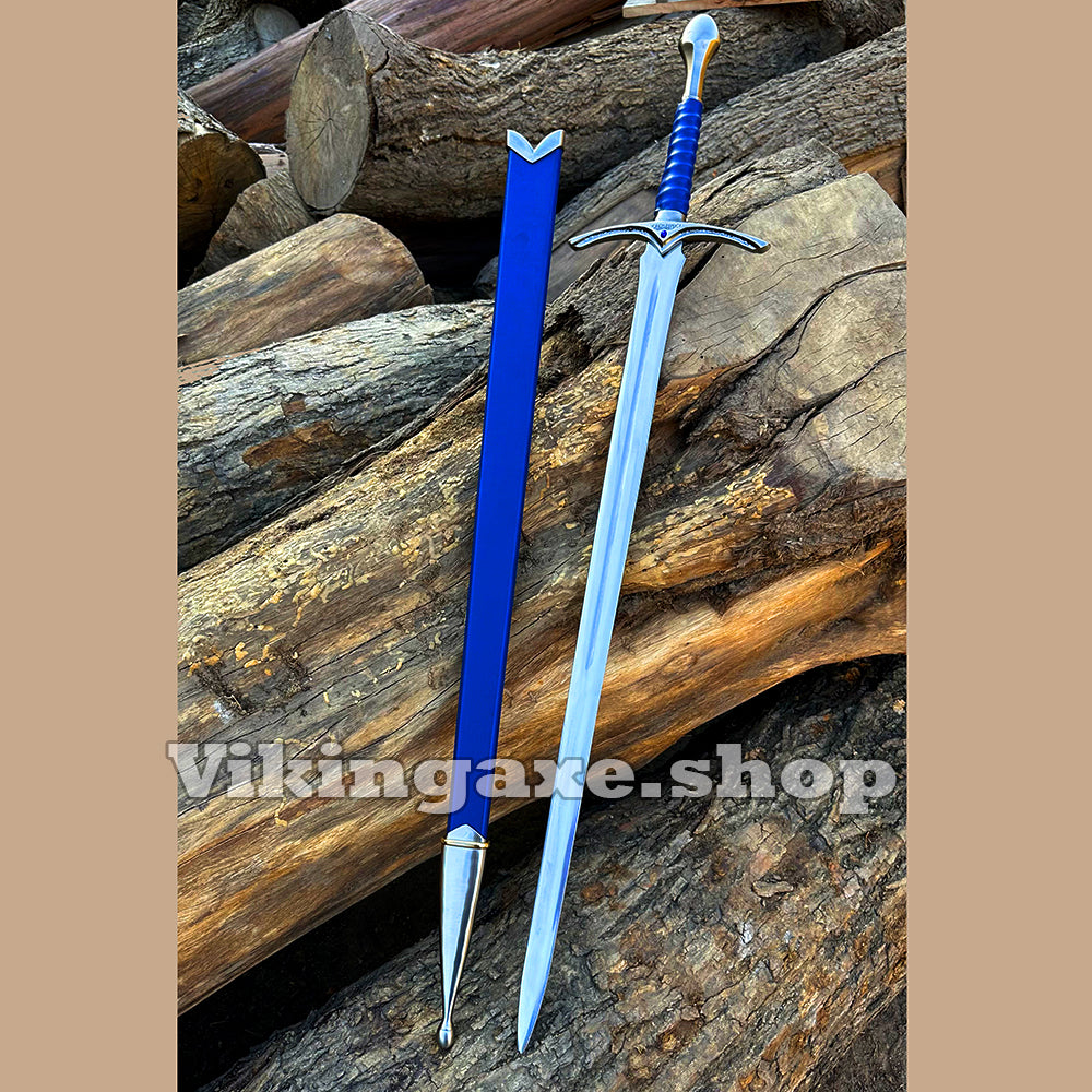 Custom Viking Sword - Monogram Sword With Scabbard