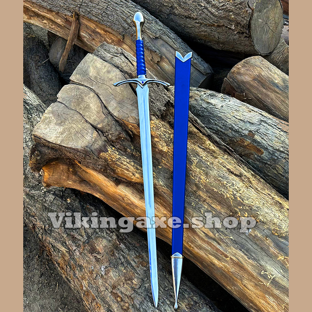 Custom Viking Sword - Monogram Sword With Scabbard