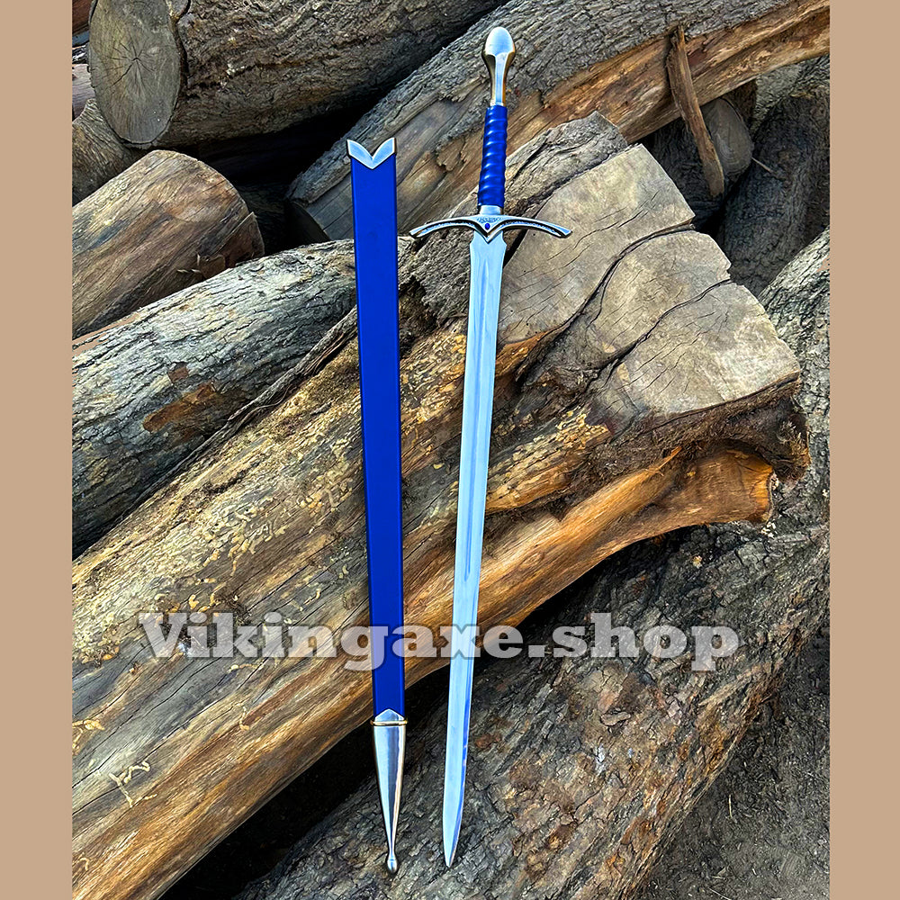Custom Viking Sword - Monogram Sword With Scabbard