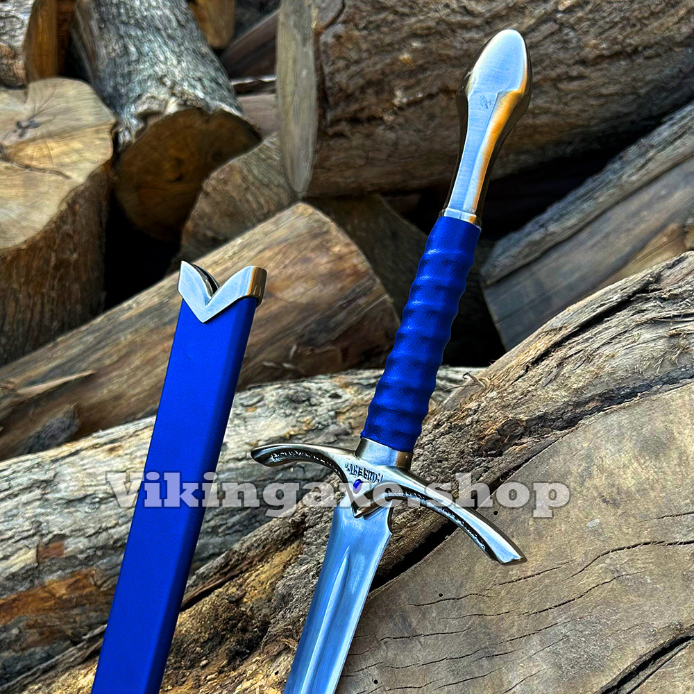 Custom Viking Sword - Monogram Sword With Scabbard