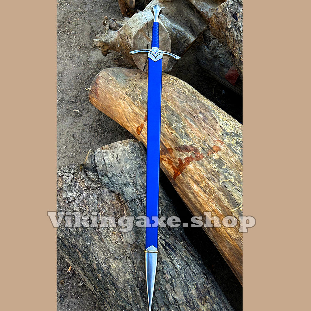 Custom Viking Sword - Monogram Sword With Scabbard