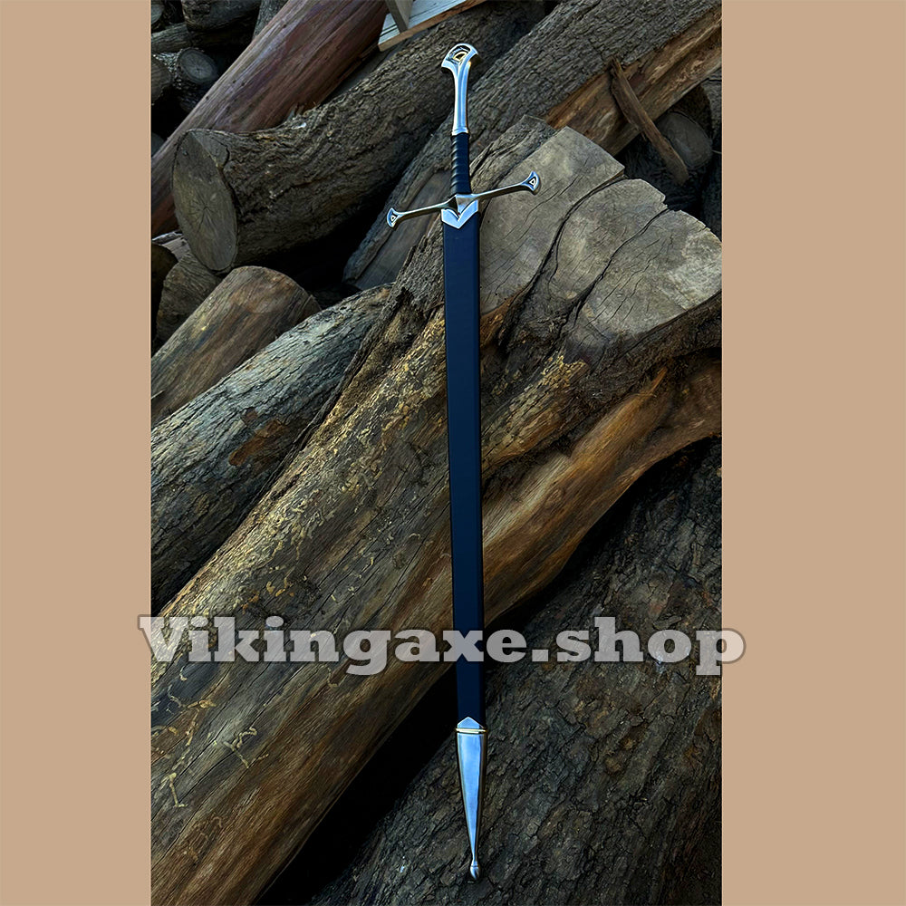 ANDURIL NARSIL Sword - Battle Ready Sword - LOTR Sword - King Aragorn Sword With Scabbard