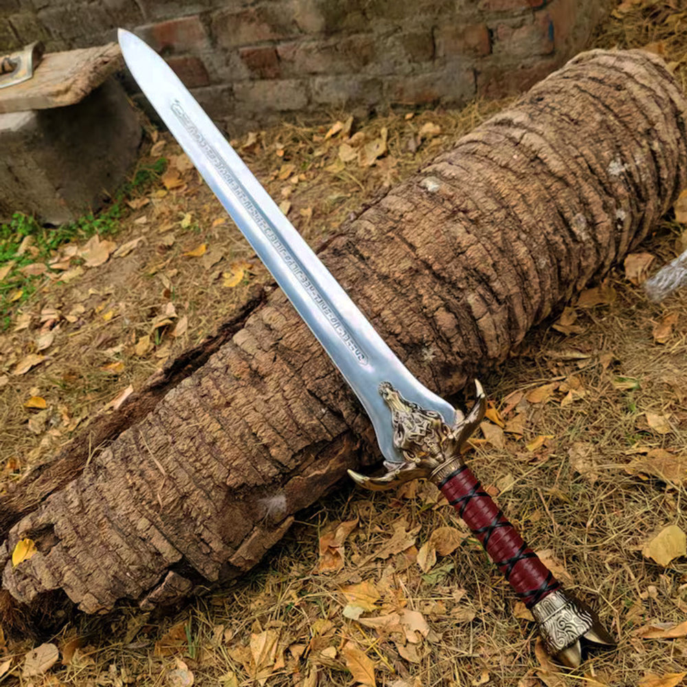 Atlantean Replica Sword Handmade Conan The Barbarian Father Sword With Sheath