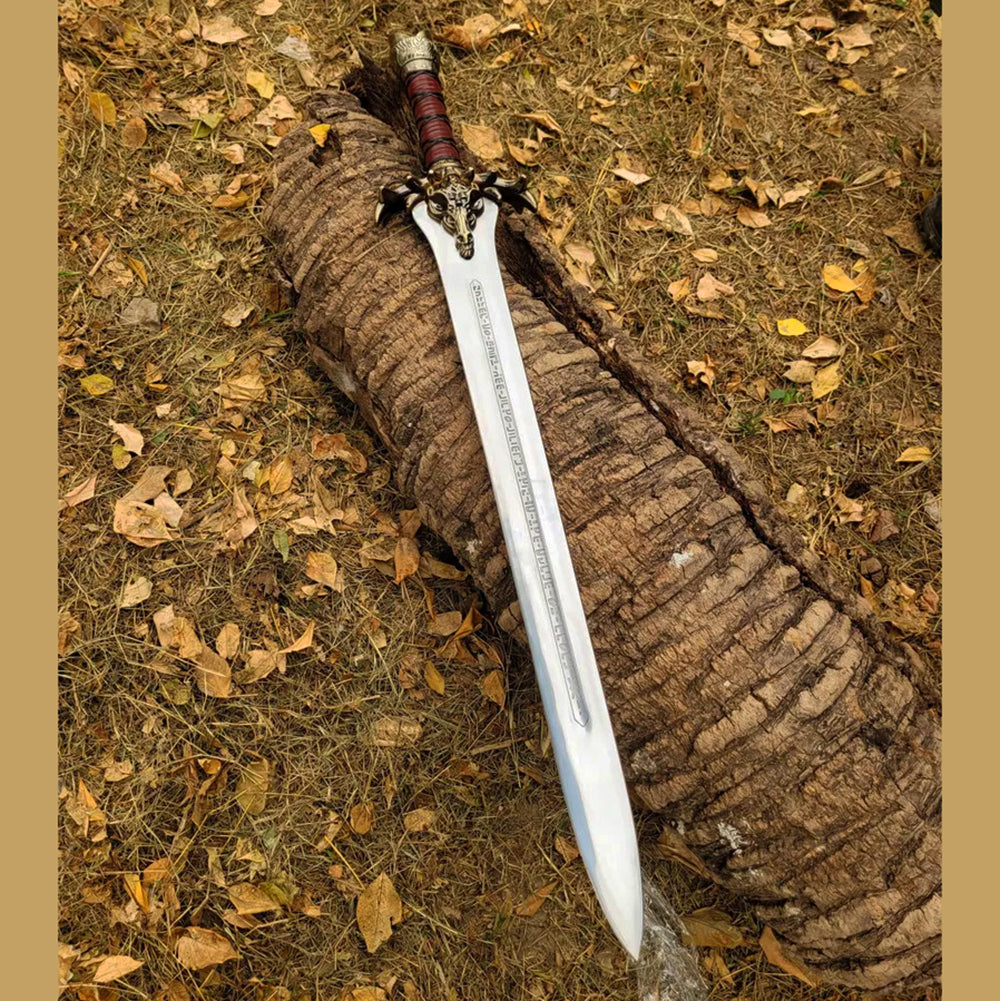 Atlantean Replica Sword Handmade Conan The Barbarian Father Sword With Sheath