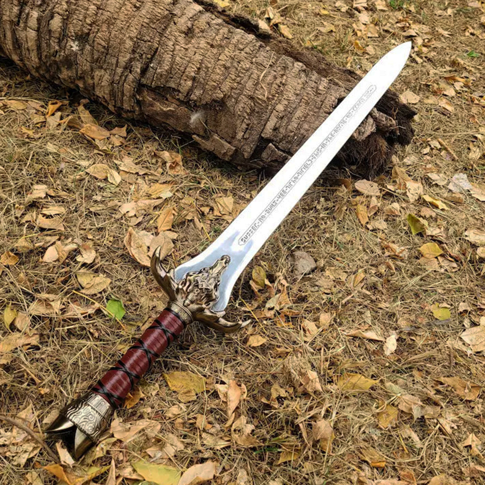 Atlantean Replica Sword Handmade Conan The Barbarian Father Sword With Sheath
