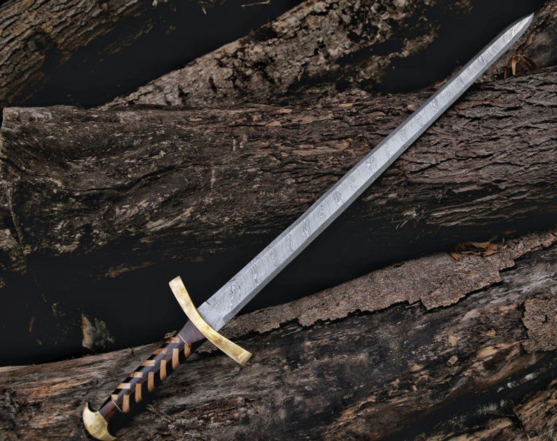 Damascus Steel Medieval Viking Sword VS-009