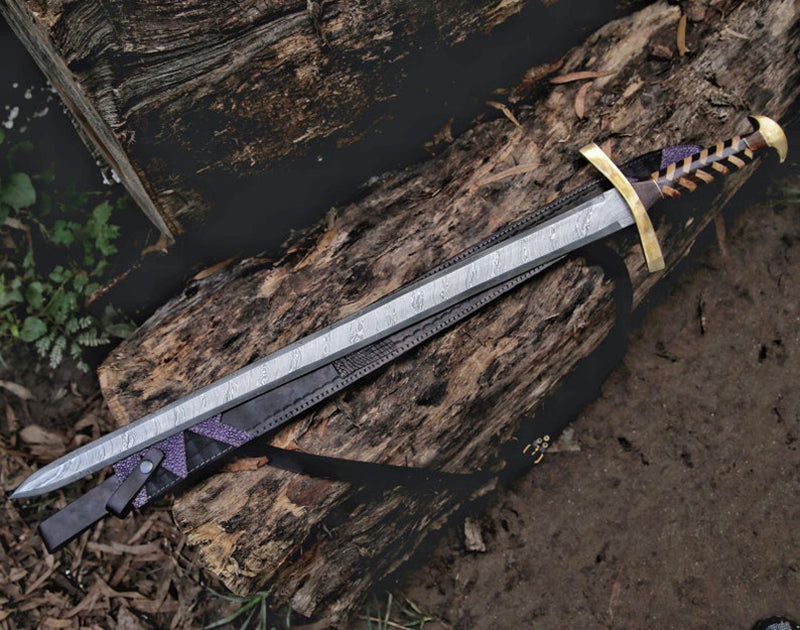 Damascus Steel Medieval Viking Sword VS-009