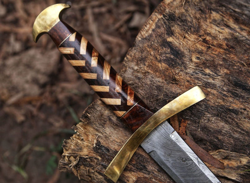 Damascus Steel Medieval Viking Sword VS-009