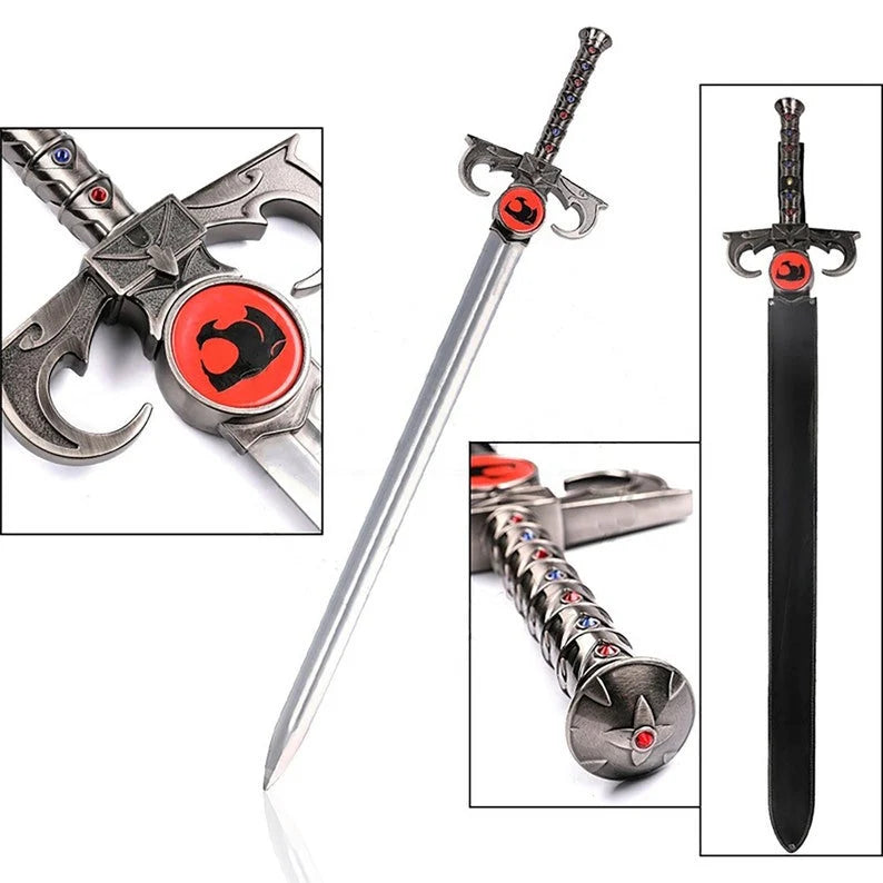 Handmade Thundercats Sword Stainless Steel Blade Sharp Edges With Leather Sheath