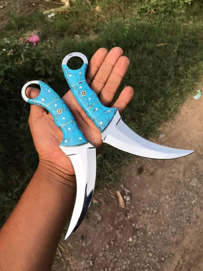 Karambit Knife 1 Piece With Leather Sheath