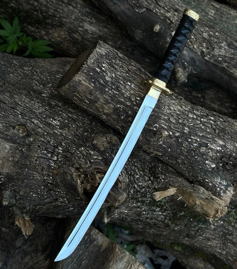 Custom Katana Sword Stainless Steel Blade Sharp Edge With Scabbard