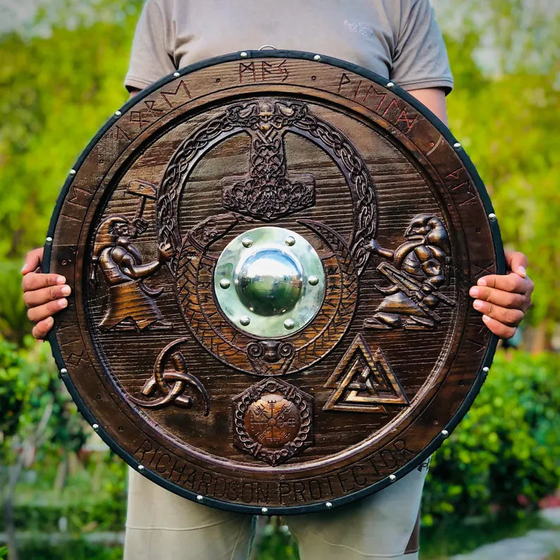 Custom Viking Wooden Shield