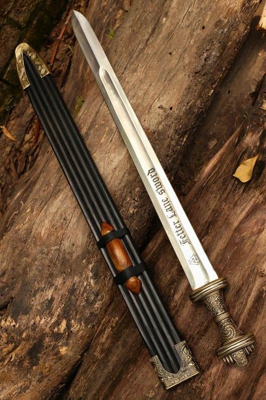 Custom Handmade Replica Fetter Lane Sword With Scabbard
