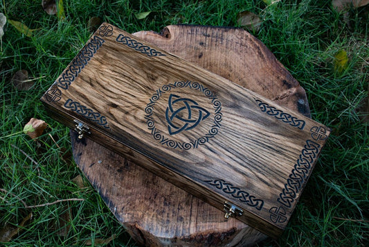 Viking Wooden Box For Axe
