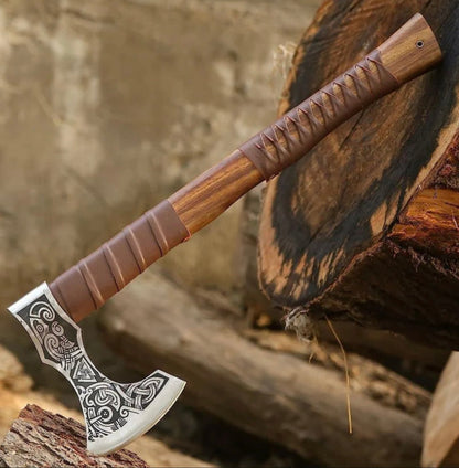 Real Viking Style Axe | Bearded Camping Axe