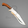 Custom Hunting Bowie Knife 440c Steel Blade Sharped Edge Full Tang Wood Handle With Knife Sheath VK-221