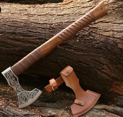 Real Viking Style Axe | Bearded Camping Axe