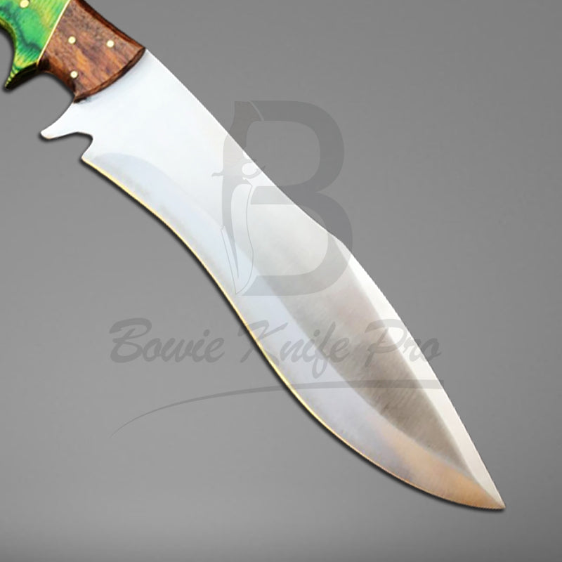 Hunting Knife Stainless Steel Blade Full Tang Mixed Wood Handle With Knife Sheath VK-220