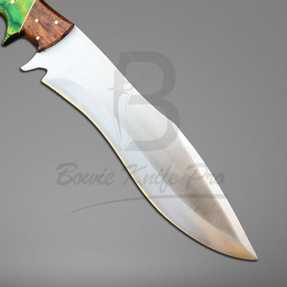 Hunting Knife Stainless Steel Blade Full Tang Mixed Wood Handle With Knife Sheath VK-220