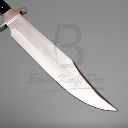 Bowie Knife Pro Full Tang Stainless Steel Blade And Guard Bull Horn Handle With Knife Sheath VK-216