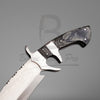 Hunting Knife Kukri Knife Style Sub Hilt Bowie Knife Steel Blade And Guard Wood Handle With Knife Sheath VK-217