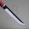 Custom Handmade Hunting Knife Full Tang High Carbon Steel Blade Wrap Paracord Handle With Knife Sheath VK-225