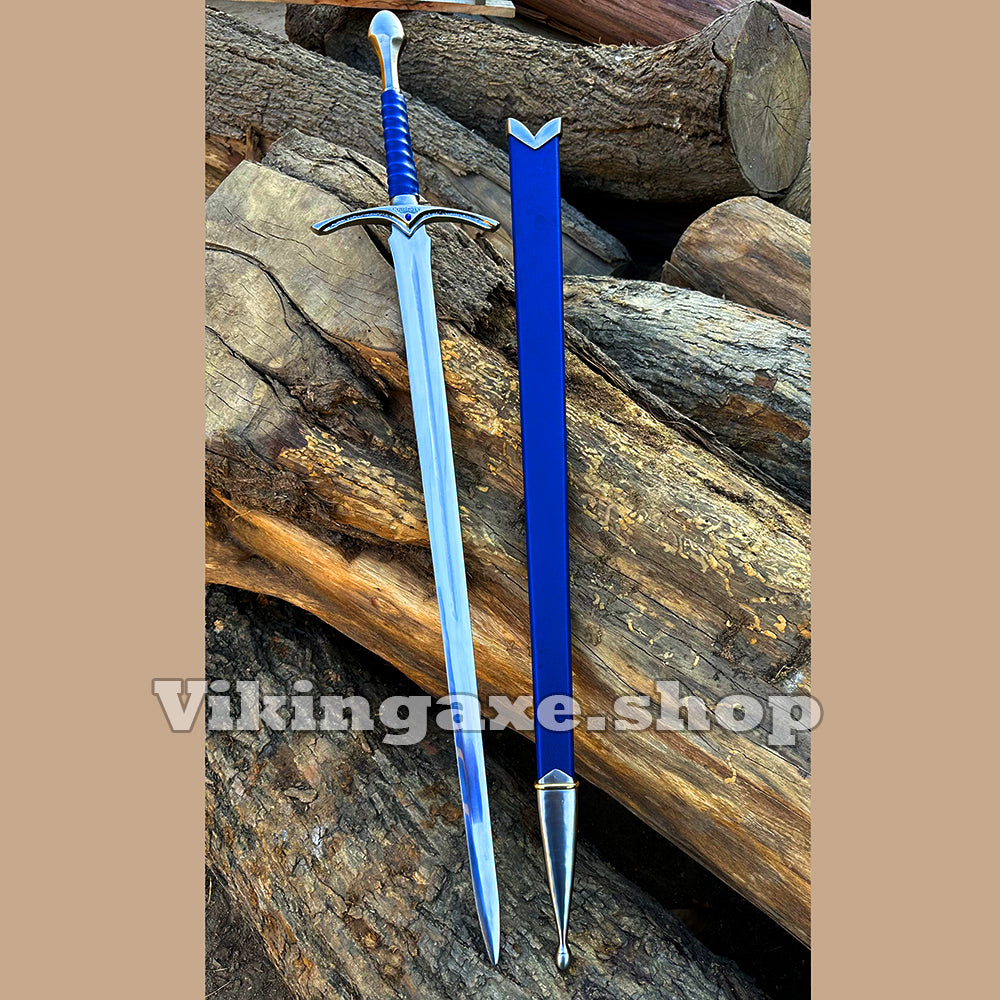 Custom Viking Sword - Monogram Sword With Scabbard