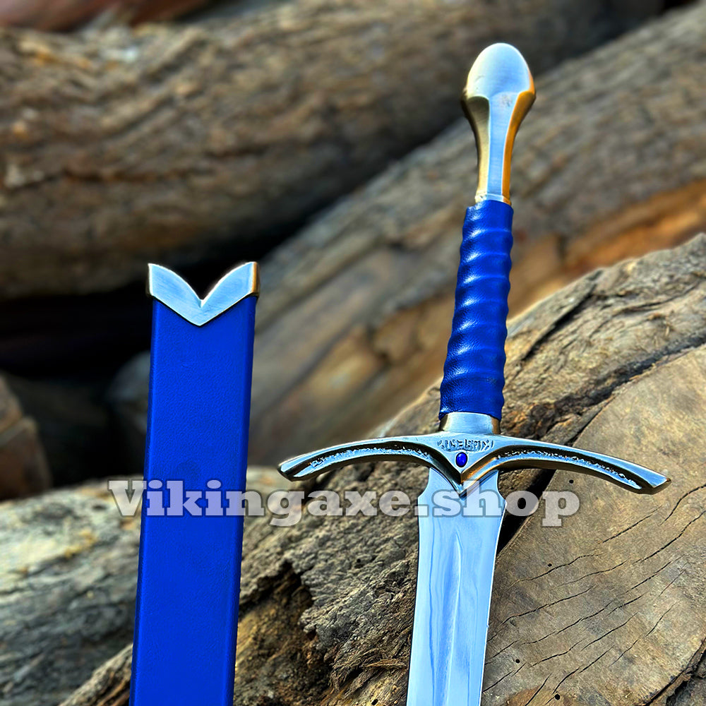 Custom Viking Sword - Monogram Sword With Scabbard
