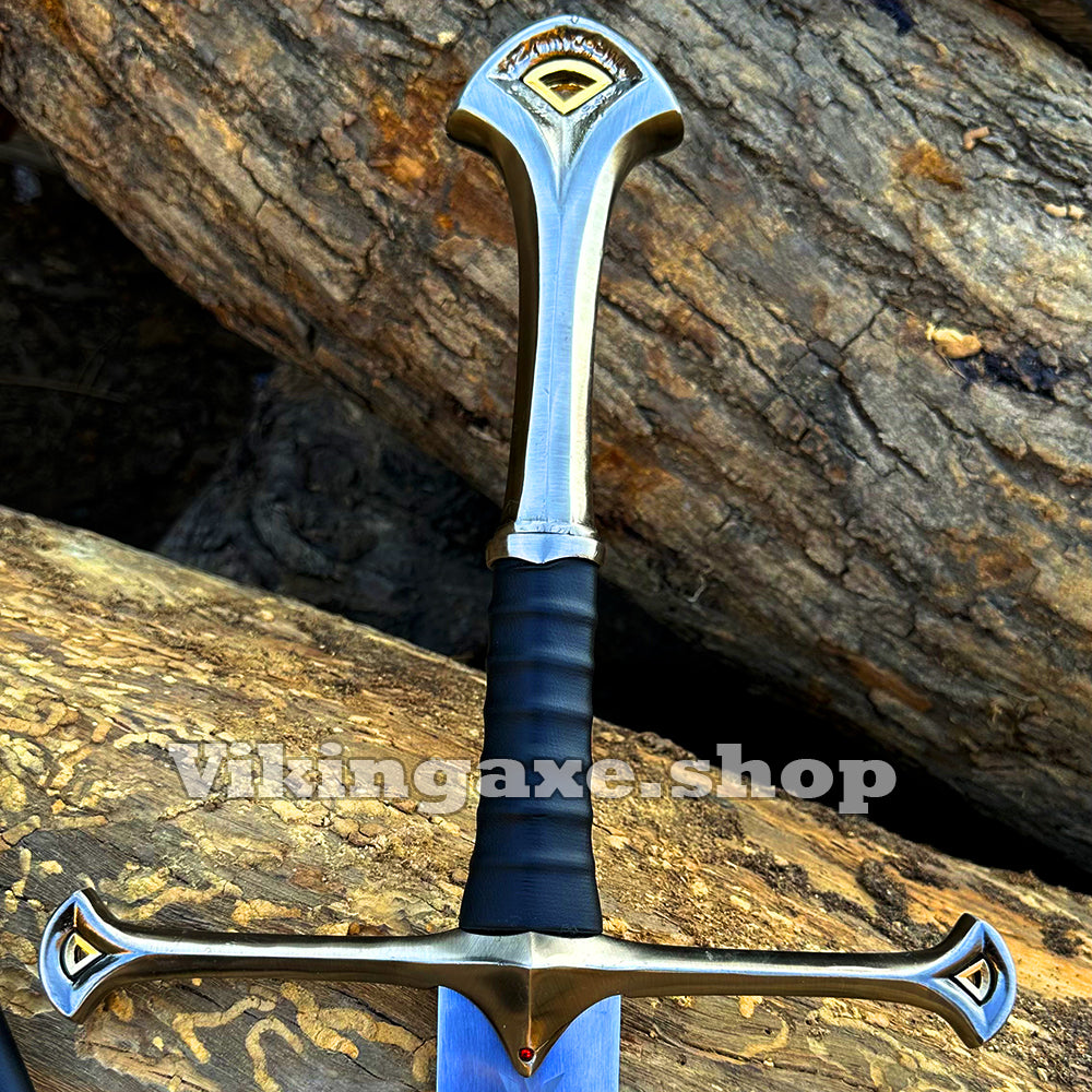 ANDURIL NARSIL Sword - Battle Ready Sword - LOTR Sword - King Aragorn Sword With Scabbard