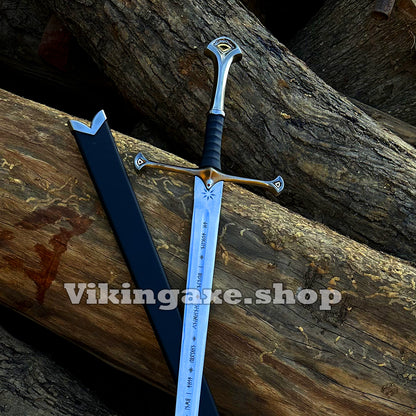 ANDURIL NARSIL Sword - Battle Ready Sword - LOTR Sword - King Aragorn Sword With Scabbard