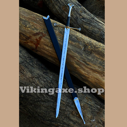 ANDURIL NARSIL Sword - Battle Ready Sword - LOTR Sword - King Aragorn Sword With Scabbard