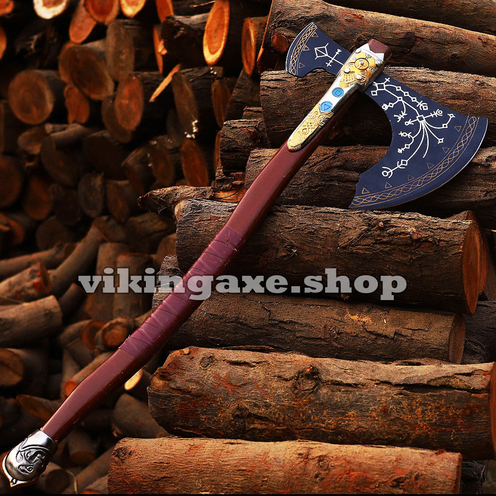 Carbon Steel Hatchet Leviathan Axe VK-027 | Viking Axe