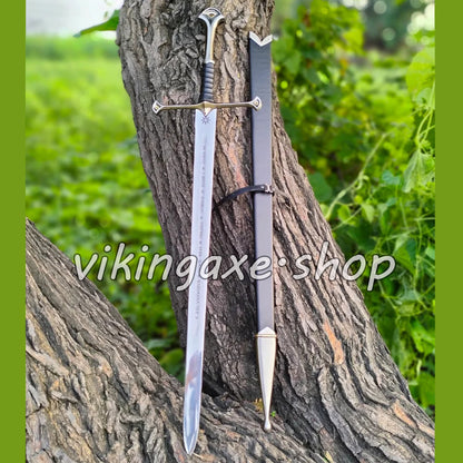 ANDURIL NARSIL Sword - Battle Ready Sword - LOTR Sword - King Aragorn Sword With Scabbard