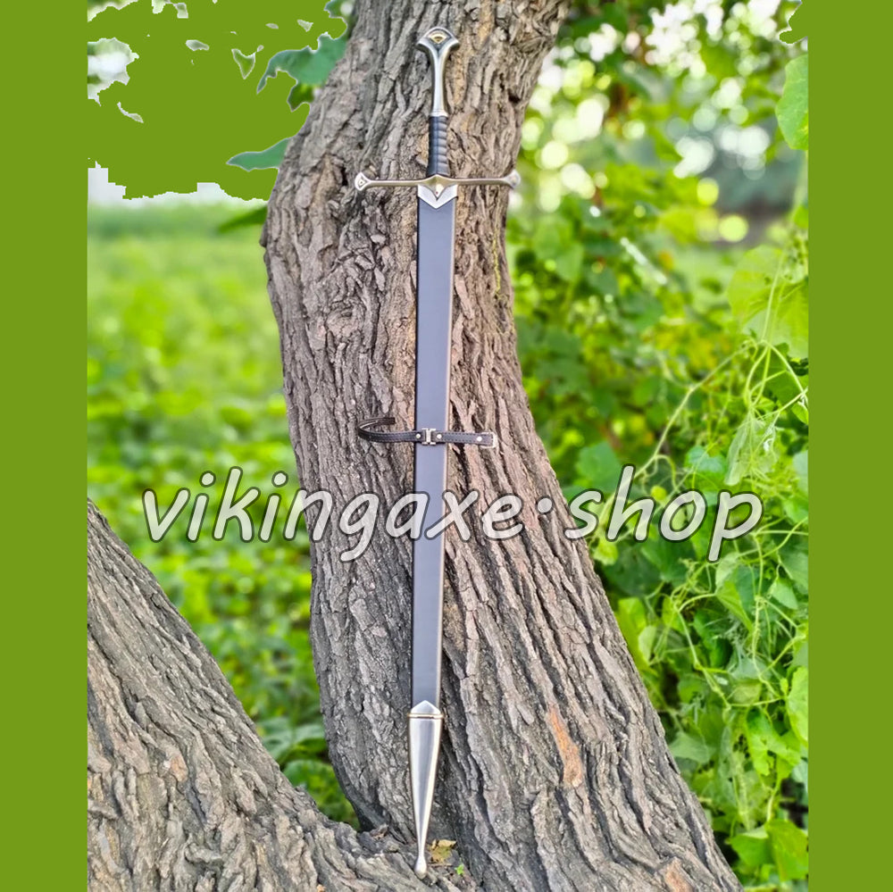 ANDURIL NARSIL Sword - Battle Ready Sword - LOTR Sword - King Aragorn Sword With Scabbard