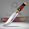 Crocodile Dundee Knife | Hunting Knife | Brass Guard And Pommel Stainless Steel Blade With Knife Sheath VK-201