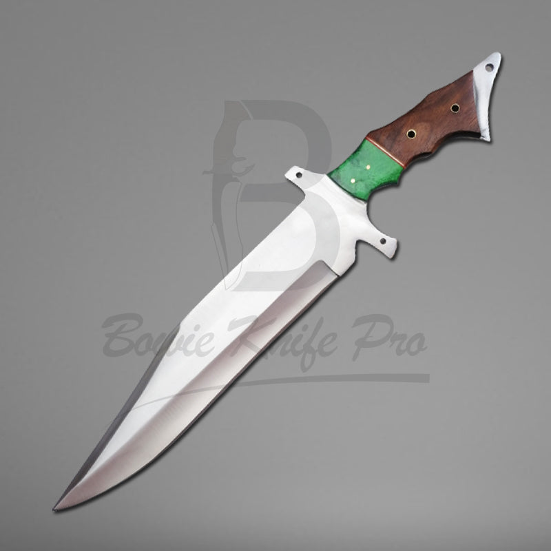 Custom Hunting Knife Full Tang Stainless Steel Blade Wood Handle With Knife Sheath VK-205