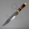 Bowie Knife Pro Crocodile Dundee Knife Style Hunting Knife High Carbon Steel Blade Brass Guard And Pommel With Knife Sheath VK-202