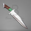 Custom Hunting Knife Full Tang Stainless Steel Blade Wood Handle With Knife Sheath VK-205