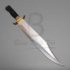 Hunting Bowie Knife Sharped Edge Stainless Steel Blade Brass Guard Wood Handle With Knife Sheath VK-204
