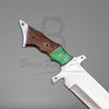 Custom Hunting Knife Full Tang Stainless Steel Blade Wood Handle With Knife Sheath VK-205