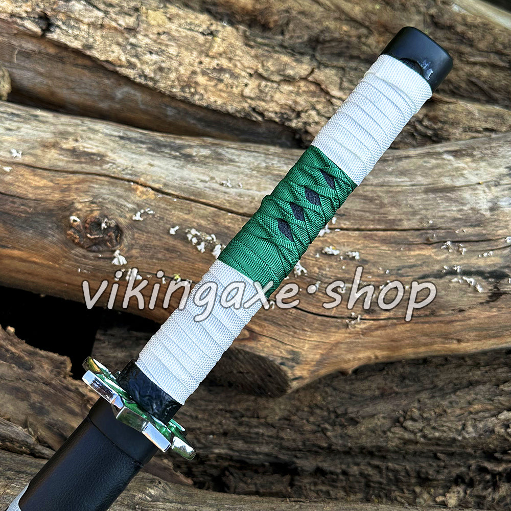 Fantasy Sword Katana Replica Sword Stainless Steel Blade Sharp Edge With Scabbard