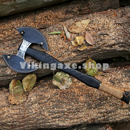 Viking Axe Double Head | Medieval Warrior Axe VK-061