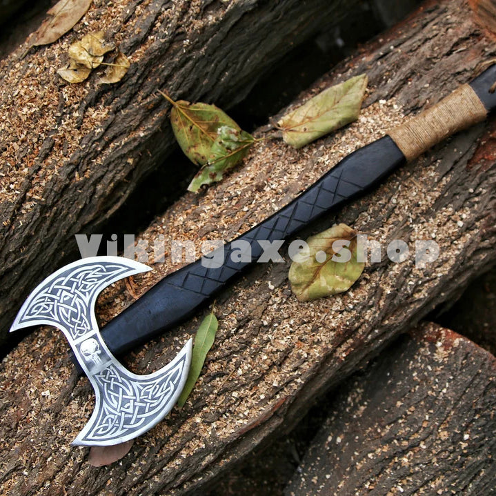 Viking Axe Double Head | Medieval Warrior Axe VK-061