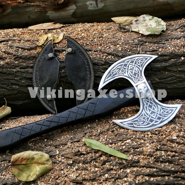 Viking Axe Double Head | Medieval Warrior Axe VK-061