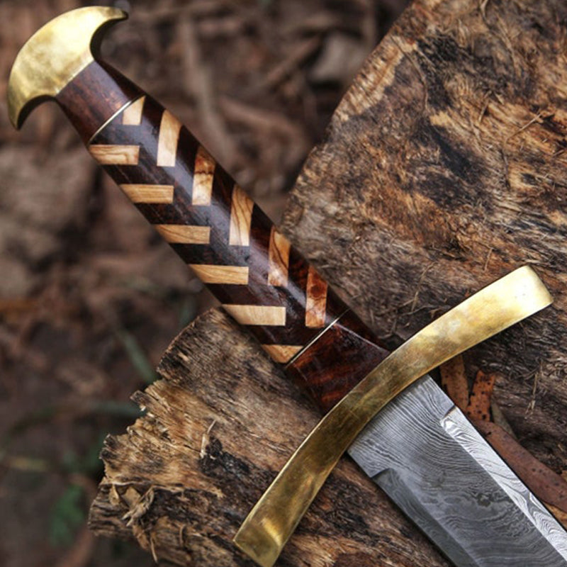 Damascus Steel Medieval Viking Sword VS-009