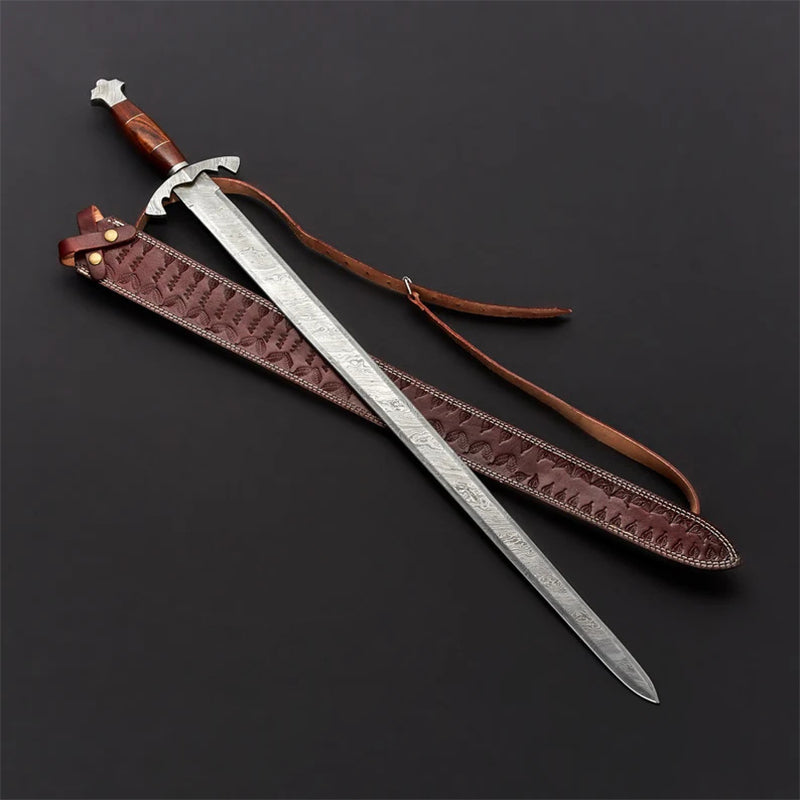 Damascus Steel Handmade Viking Sword VS-003